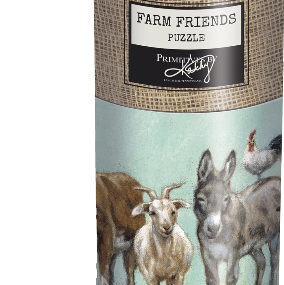 🆕 Primitives by Kathy Farm Friends Jigsaw Puzzle
